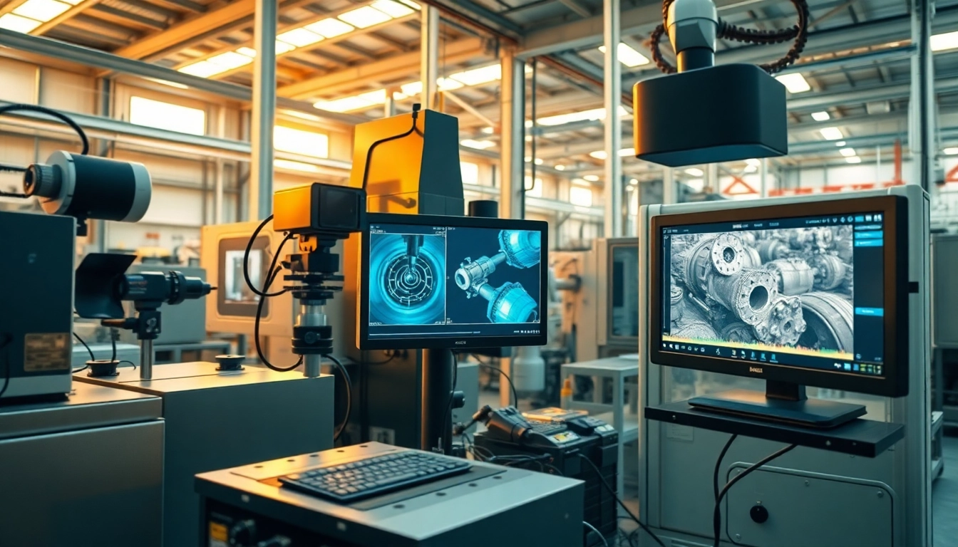 Implementing machine vision technology in a modern industrial inspection process.
