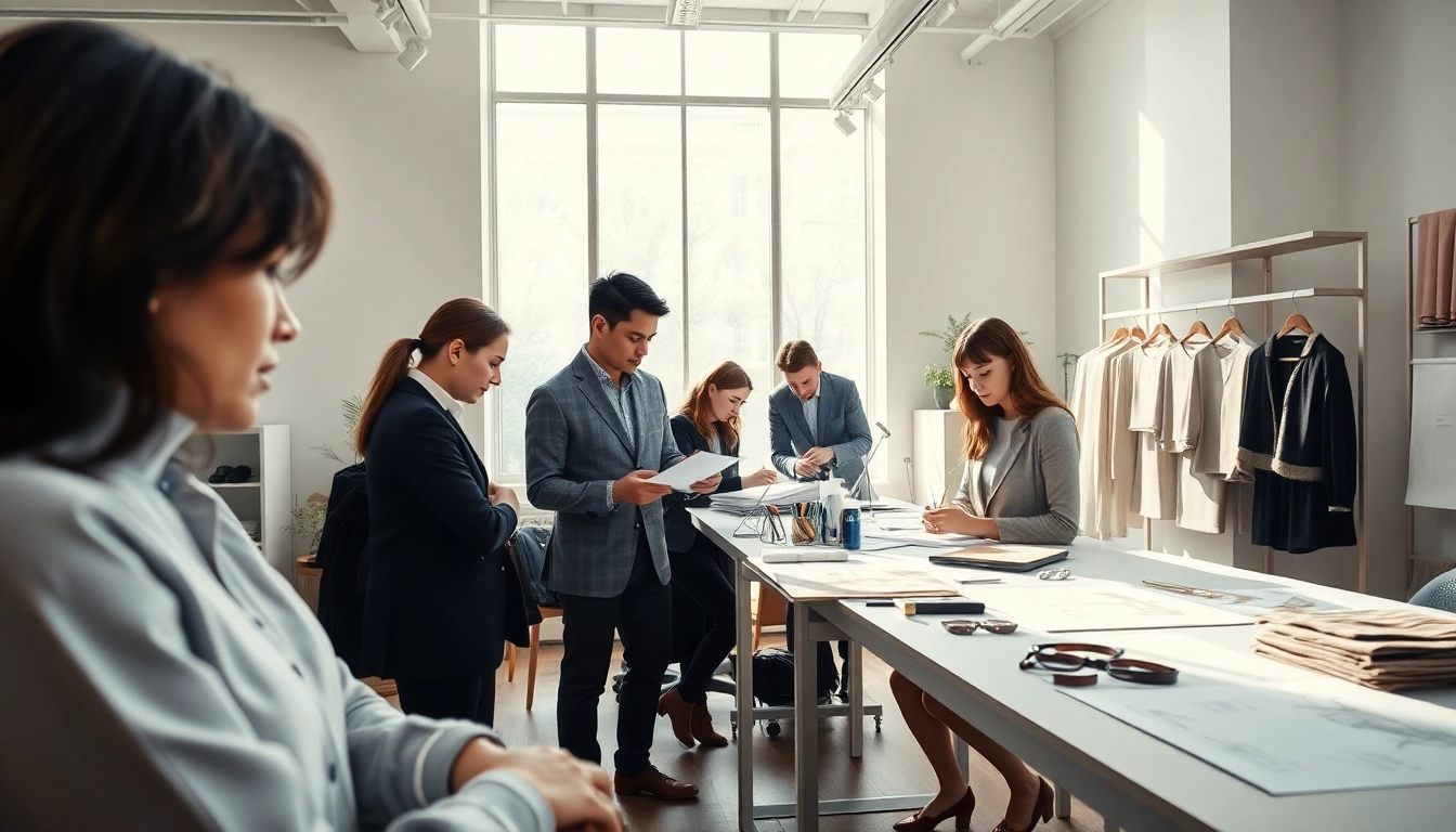 Illustration of the fendi mission statement highlighting design and innovation in a creative workspace.