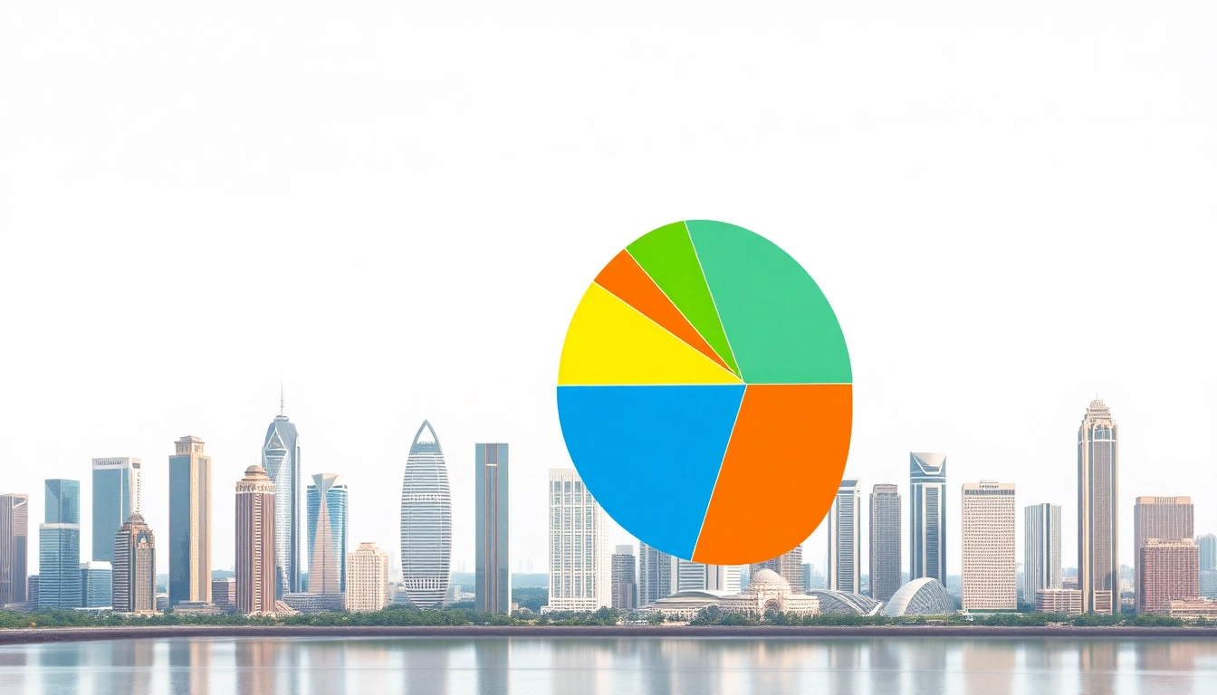 Analyze Karachi GDP contributions through a detailed infographic showcasing economic sectors.